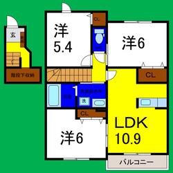 パンタナールⅡＢの物件間取画像